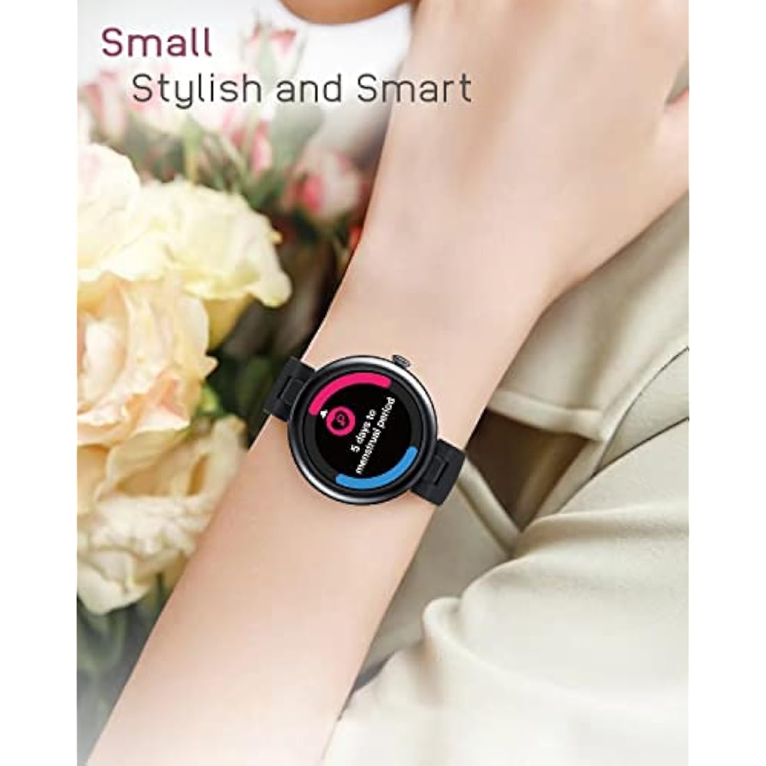 SHANG WING Lynn Women's Smartwatch | 1.1" Slim Fitness & Health Tracker