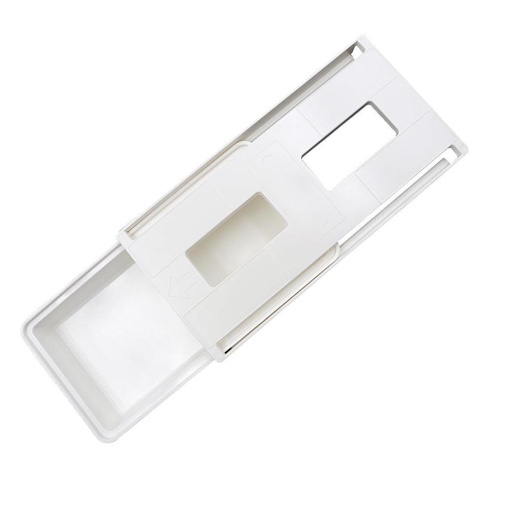 ZONADAH Hidden Under Table Desk Drawer 26x12.6x4.7cm Under Desk Drawer Self-adhesive Table Storage Tray Drawer for Office School Home Kitchen - image 2