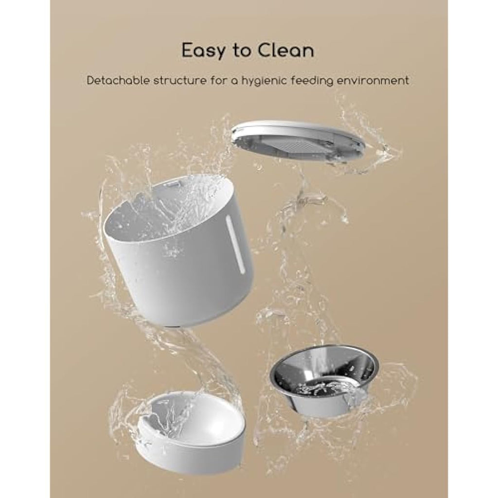 Faroro 4L Automatic Cat Feeder – 6 Meal Timer & Portion Control