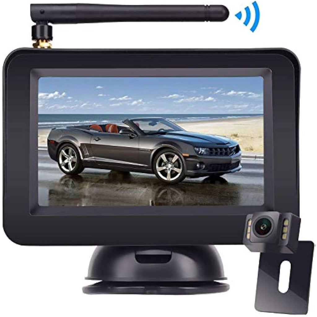 DOUXURY Wireless Reversing Camera Kit | 4.3'' LCD Monitor & IP68 Waterproof
