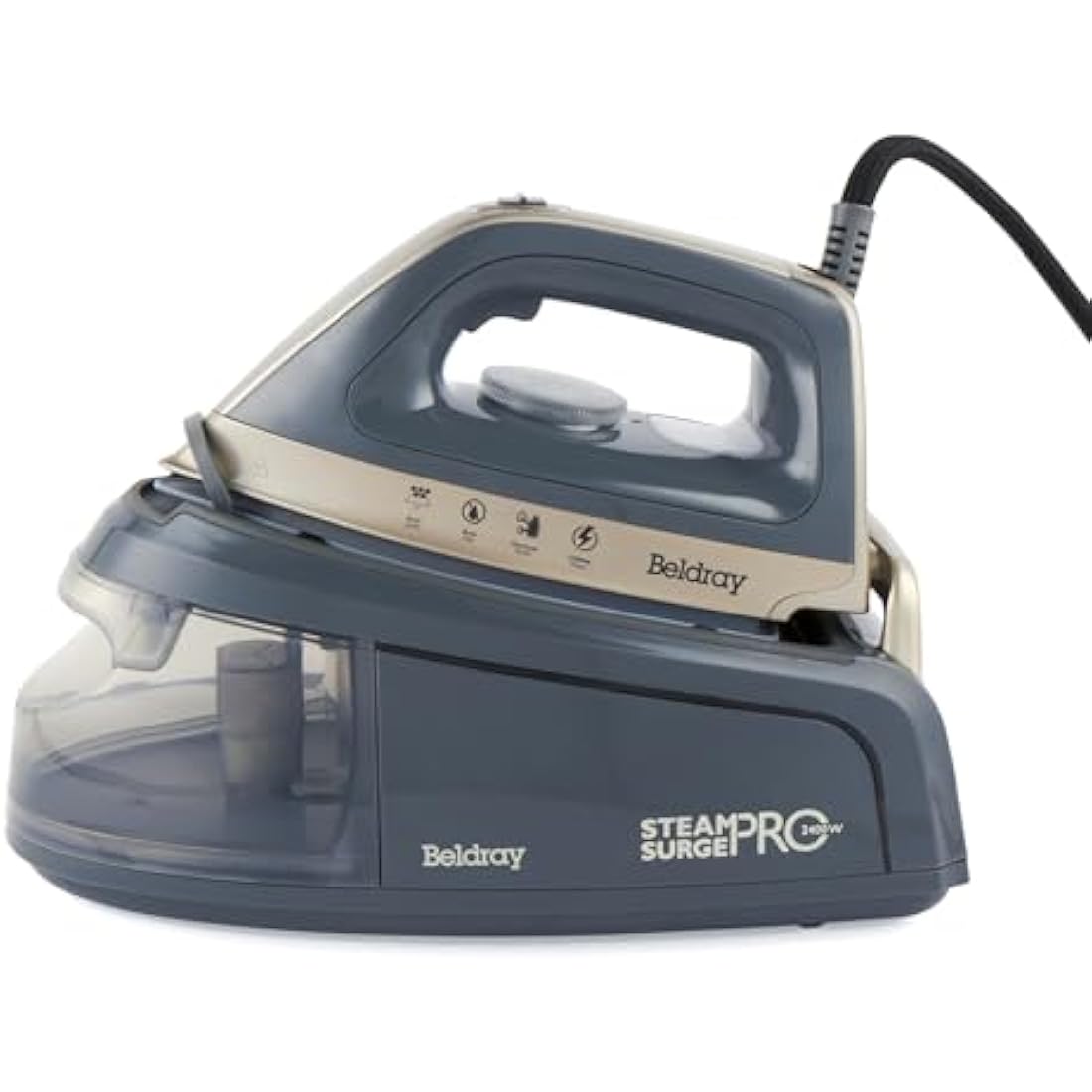 Beldray Titanium Steam Surge Pro Iron – 2400W Steam Station with 1.2L Tank