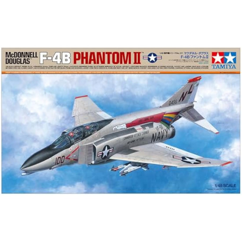 Tamiya 1:48 F-4B Phantom II McDonnell Douglas Plastic Model Kit