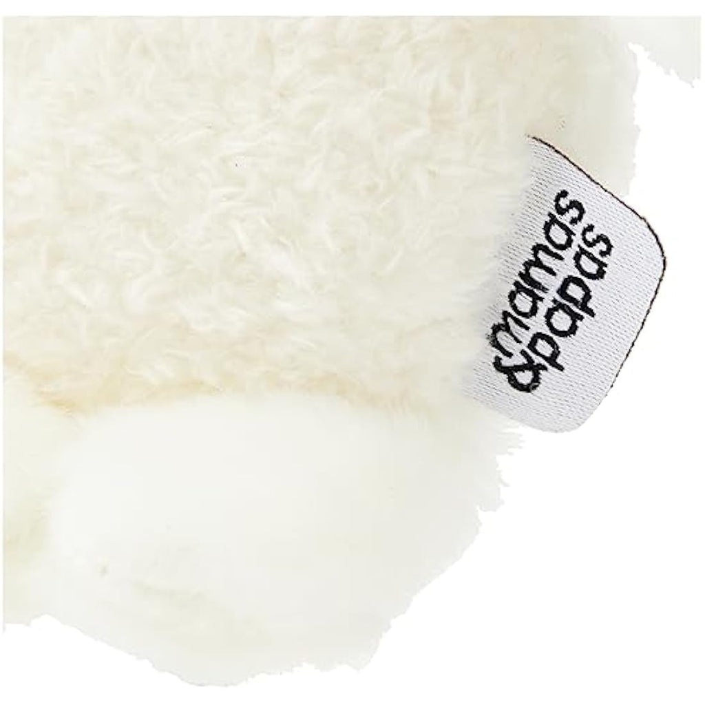 Mamas & Papas Lamb Beanie Plush Toy – Soft White Nursery Decor