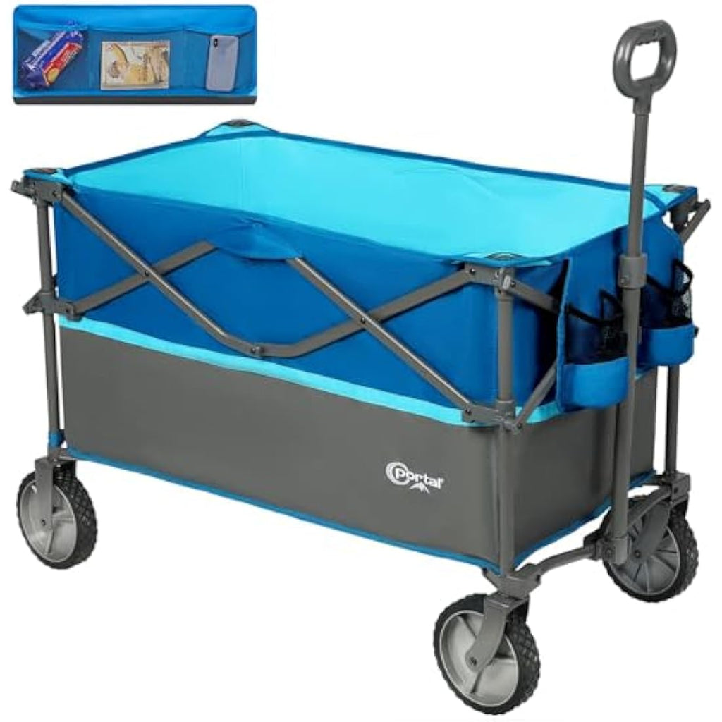 Portal XL Folding Festival Trolley | 228L Heavy Duty Beach Wagon Cart
