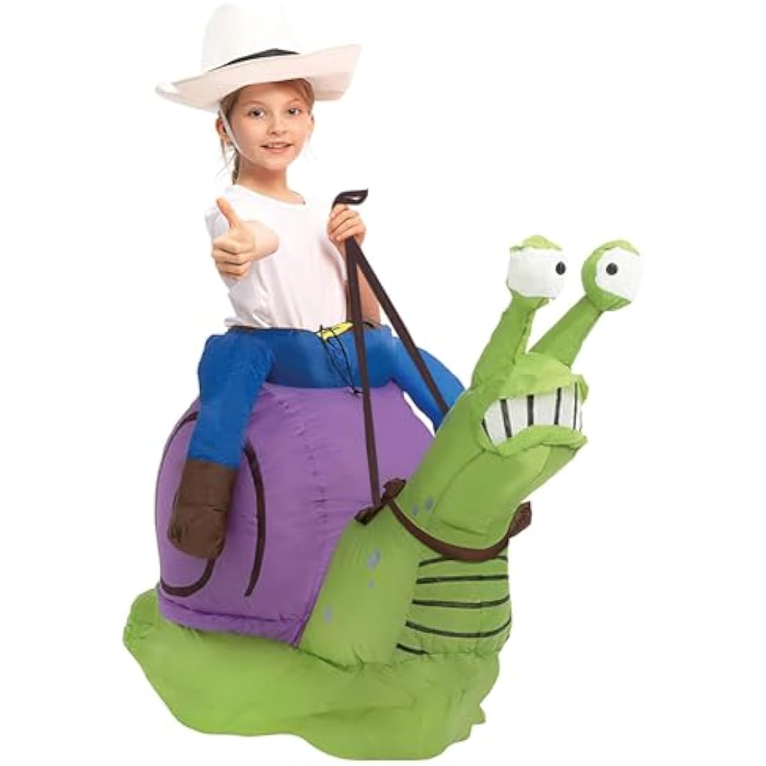 OriginalCup Inflatable Snail Costume for Kids – 120-150cm Polyester Disguise