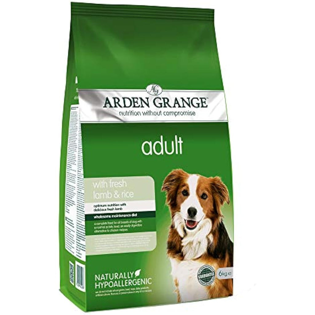 Arden Grange Adult Dog Food - Fresh Lamb & Rice Hypoallergenic - 6kg