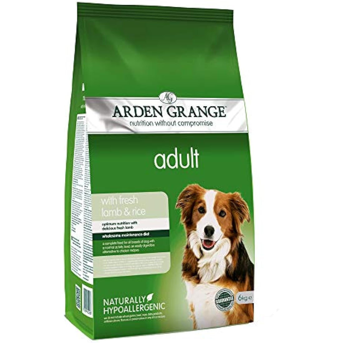 Arden Grange Adult Dog Food - Fresh Lamb & Rice Hypoallergenic - 6kg