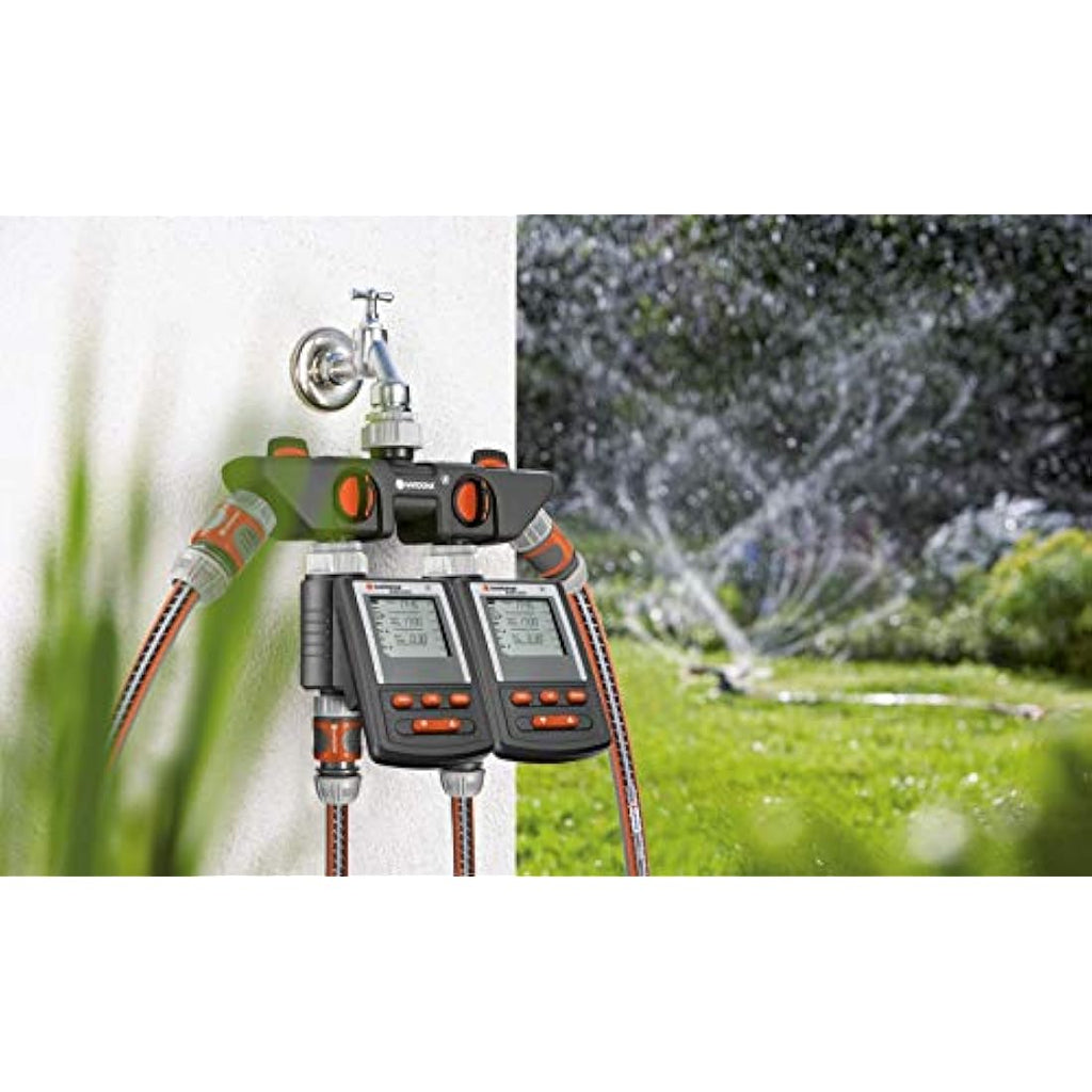Gardena 4-Channel Water Distributor | Tap Splitter for Garden Hose