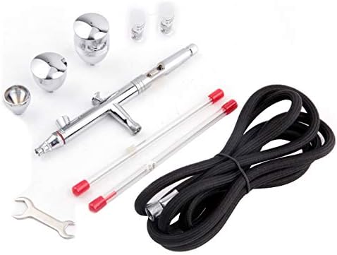Fengda Dual Action Airbrush Set | 3 Nozzles & 3 Gravity Feed Cups
