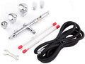 Fengda Dual Action Airbrush Set | 3 Nozzles & 3 Gravity Feed Cups