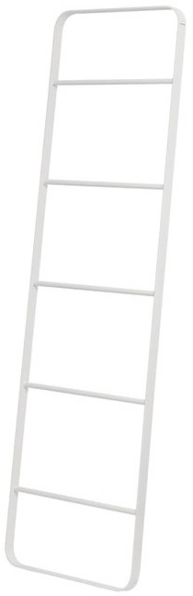 Sealskin Brix Metal Towel Ladder Rack – White Decorative Stand