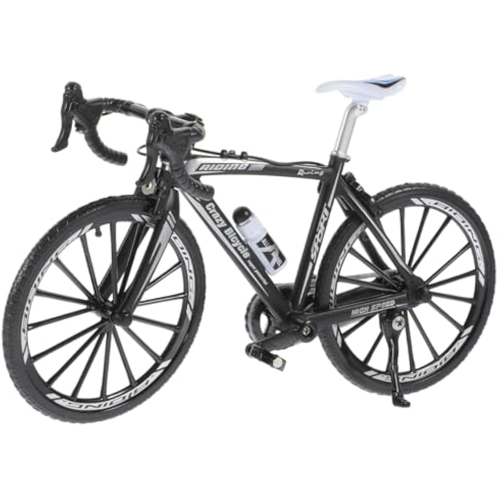 Alloy 1:10 Mini Racing Bike Model – Black Finger Bicycle Toy