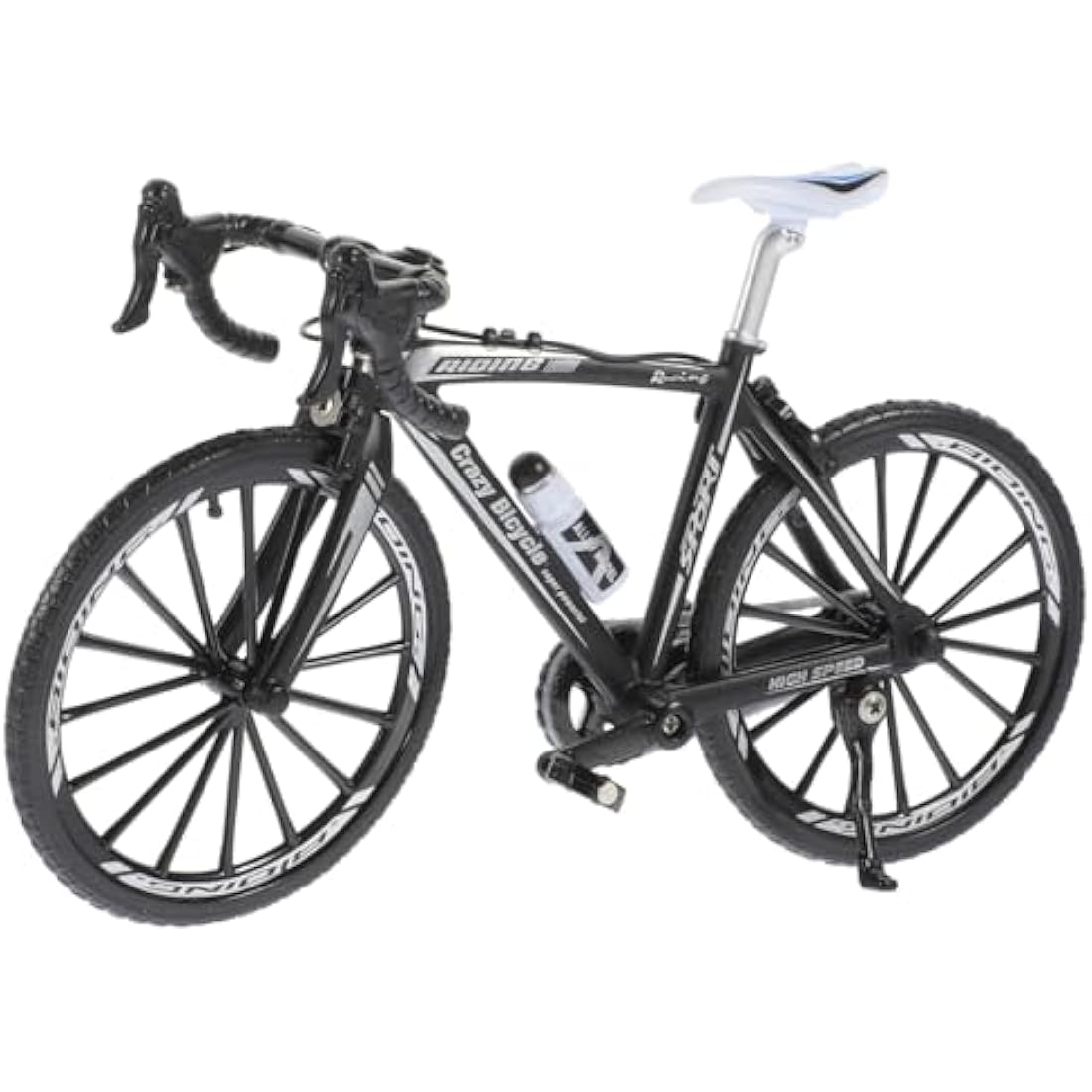 Alloy 1:10 Mini Racing Bike Model – Black Finger Bicycle Toy