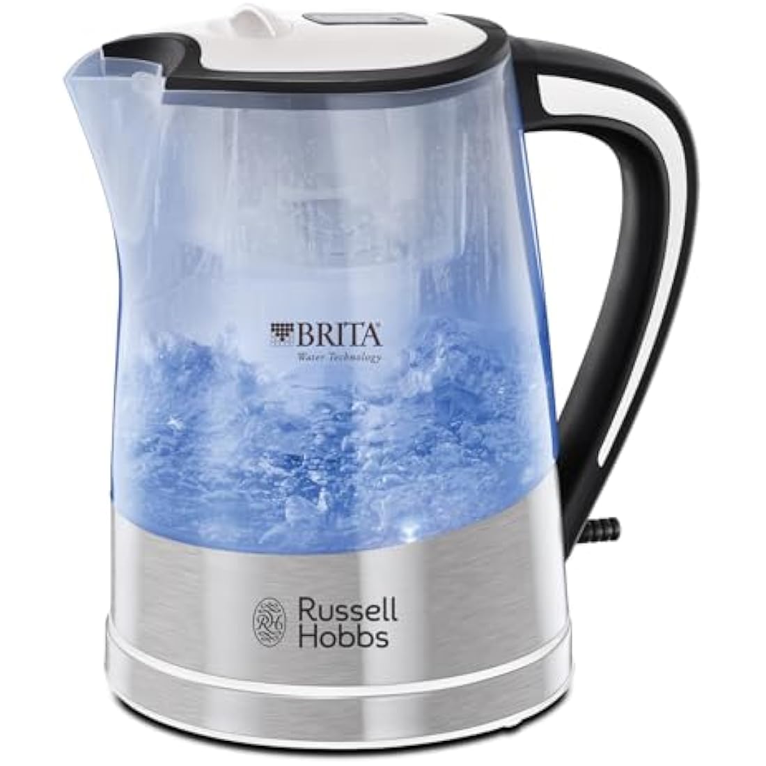 Russell Hobbs Brita Filter Purity Electric Kettle | 1.5L, 3000W | Clear