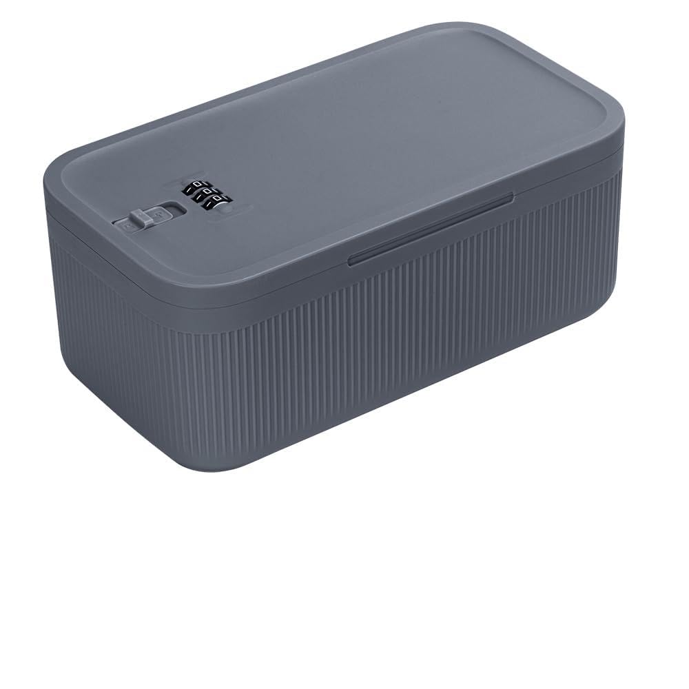 Elyyapt Lockable Medicine Storage Box | Portable 3-Digit Combination Case