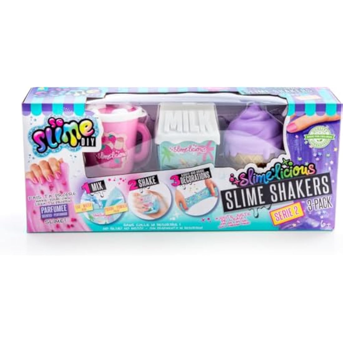 So Slime DIY Slimelicious Scented Slime Shakers 3-Pack Kit by Jolof Store