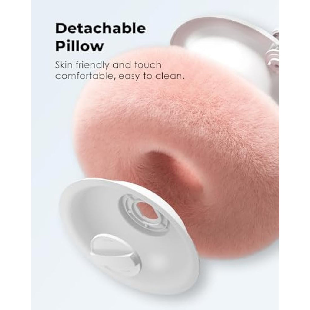Viozon Tablet Pillow Stand – 360° Adjustable Kindle Holder with Snack Bowl