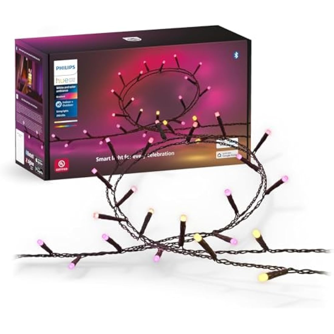 Philips Hue Festavia Smart LED String Lights – 250 LEDs | 20 Meter