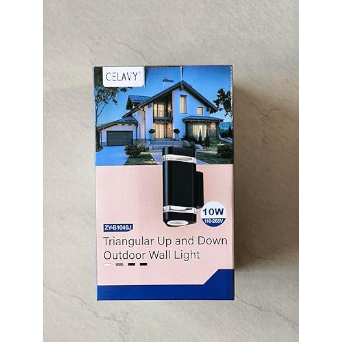 CELAVY Outdoor Wall Lights – IP65 Waterproof Up and Down LED Porch Light