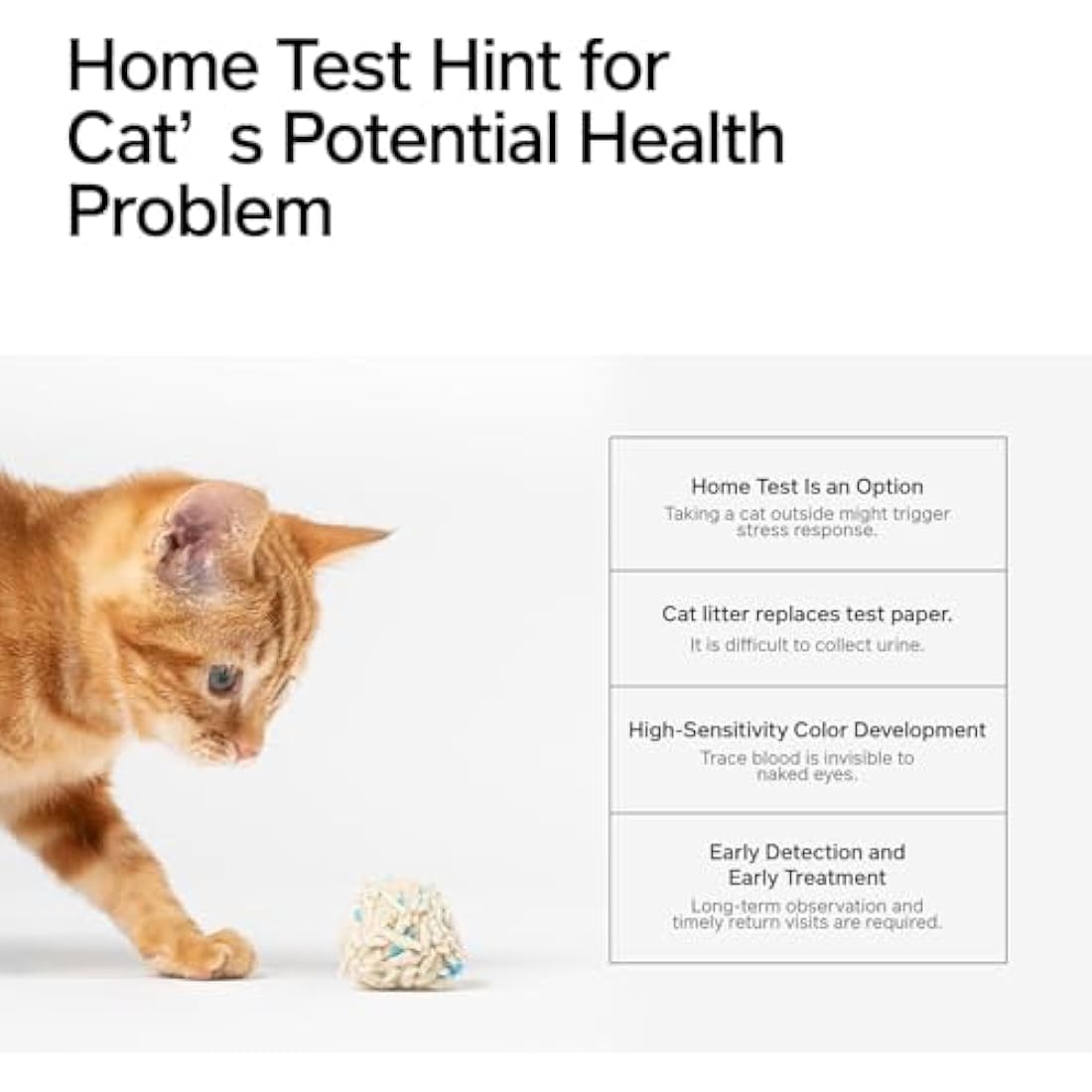 pidan Health Tofu Cat Litter | Occult Blood Monitoring | 4 x 2.4kg