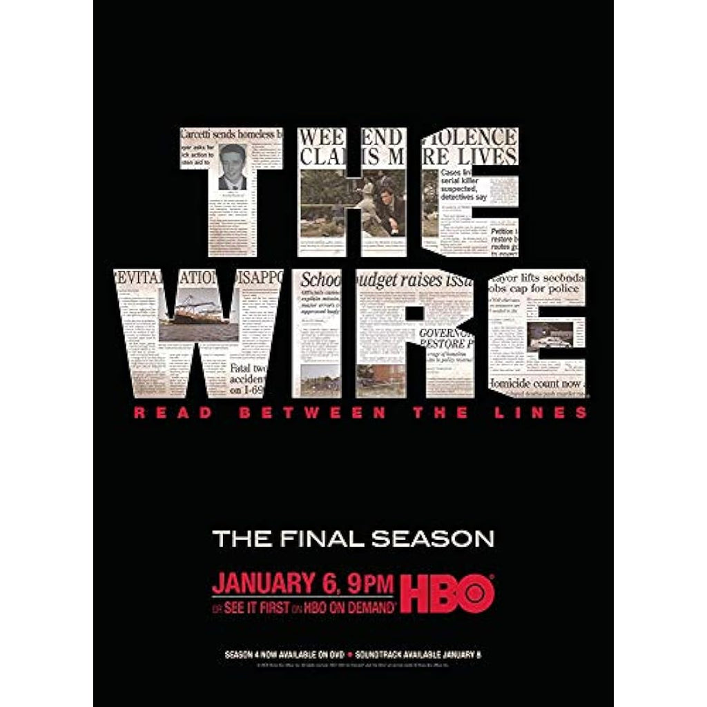 The Wire (Bajo Escucha): Serie Completa - Blu-ray Box Set Importado
