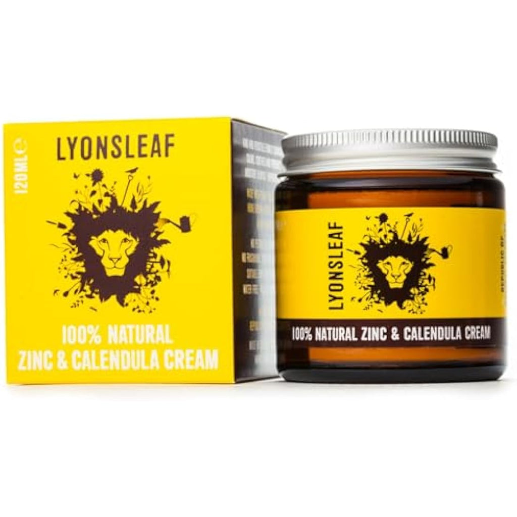 Lyonsleaf Zinc and Calendula Cream – 100% Natural Skin Balm 120ml