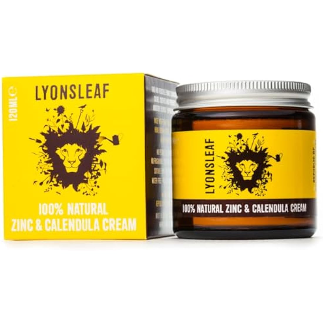 Lyonsleaf Zinc and Calendula Cream – 100% Natural Skin Balm 120ml