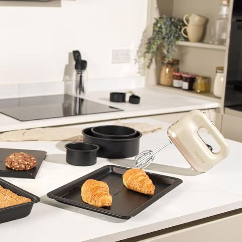 Salter Bakes Electric Hand Mixer – 5 Speed Whisk with 5 Attachments