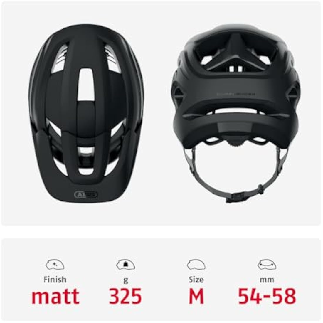 ABUS CliffHanger MTB Helmet – Vented Trail Bike Helmet with Fidlock
