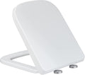 Jolof Store Rectangular Soft Close Toilet Seat – Quick Release White UF
