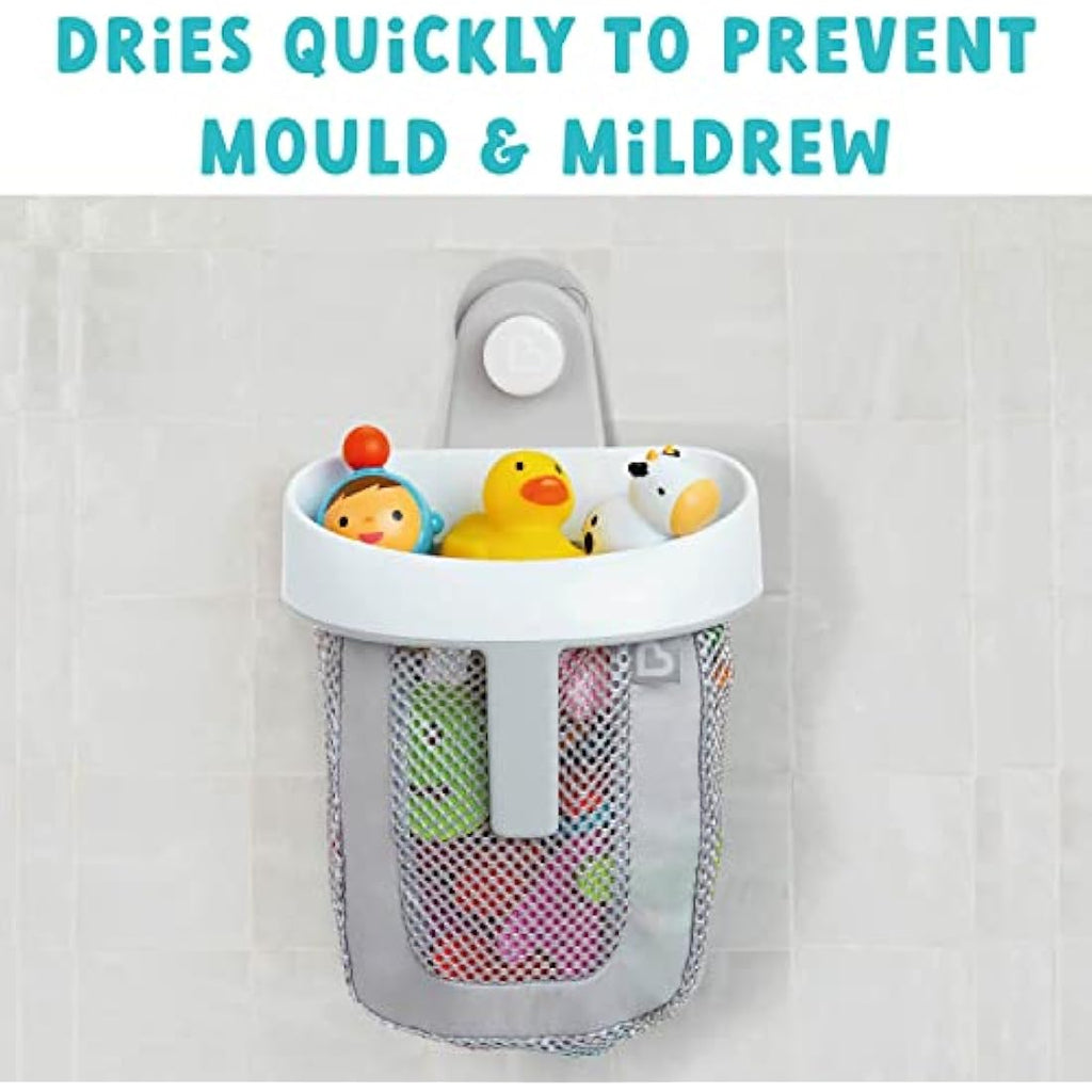 Munchkin Super Scoop Baby Bath Toy Storage Basket with Suction Cup