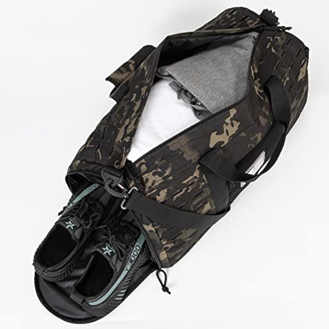 QT&QY 40L Military Tactical Duffle Bag | Waterproof 900D Polyester Gym Bag