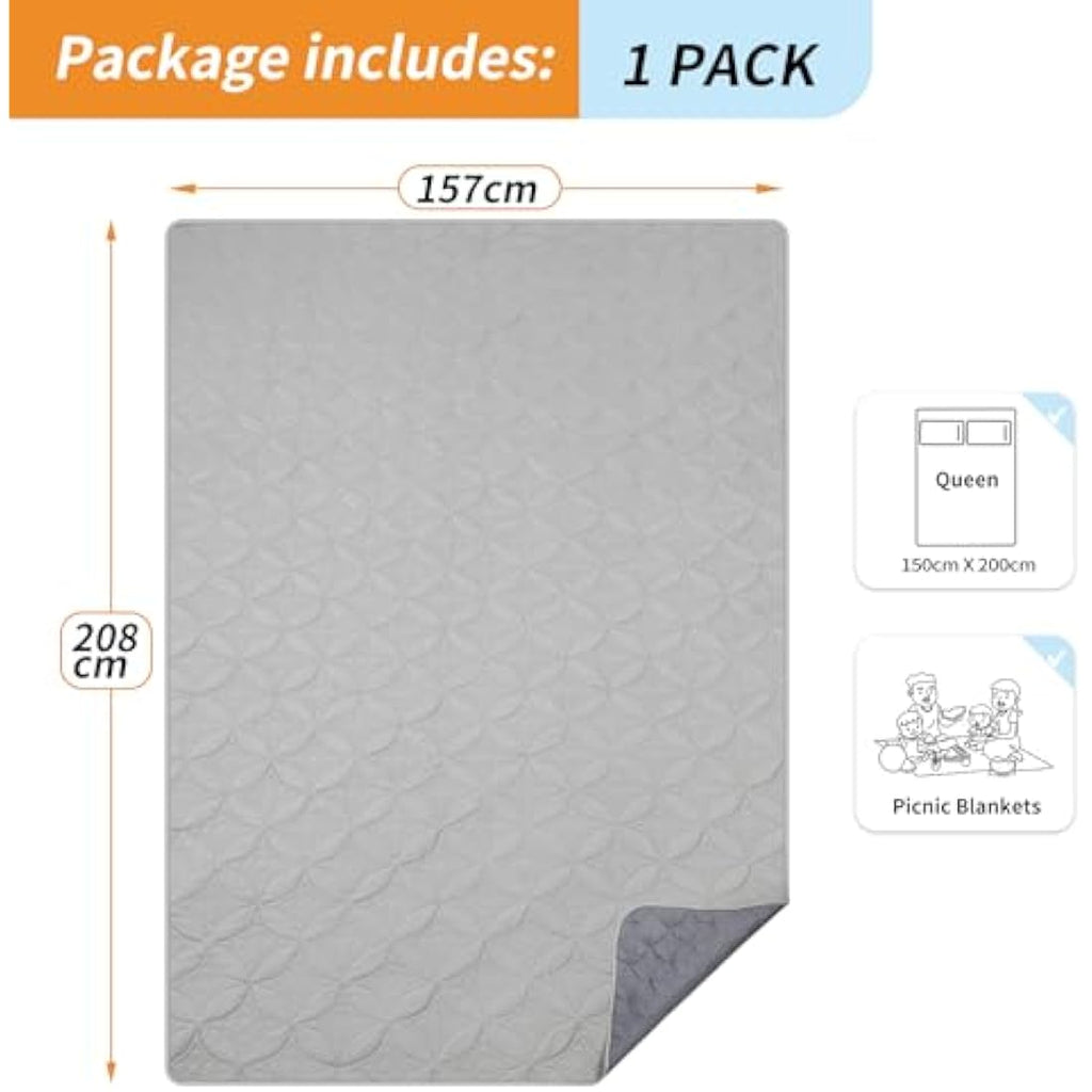 Pick For Life Waterproof Dog Blanket - Reversible Washable Pet Throw