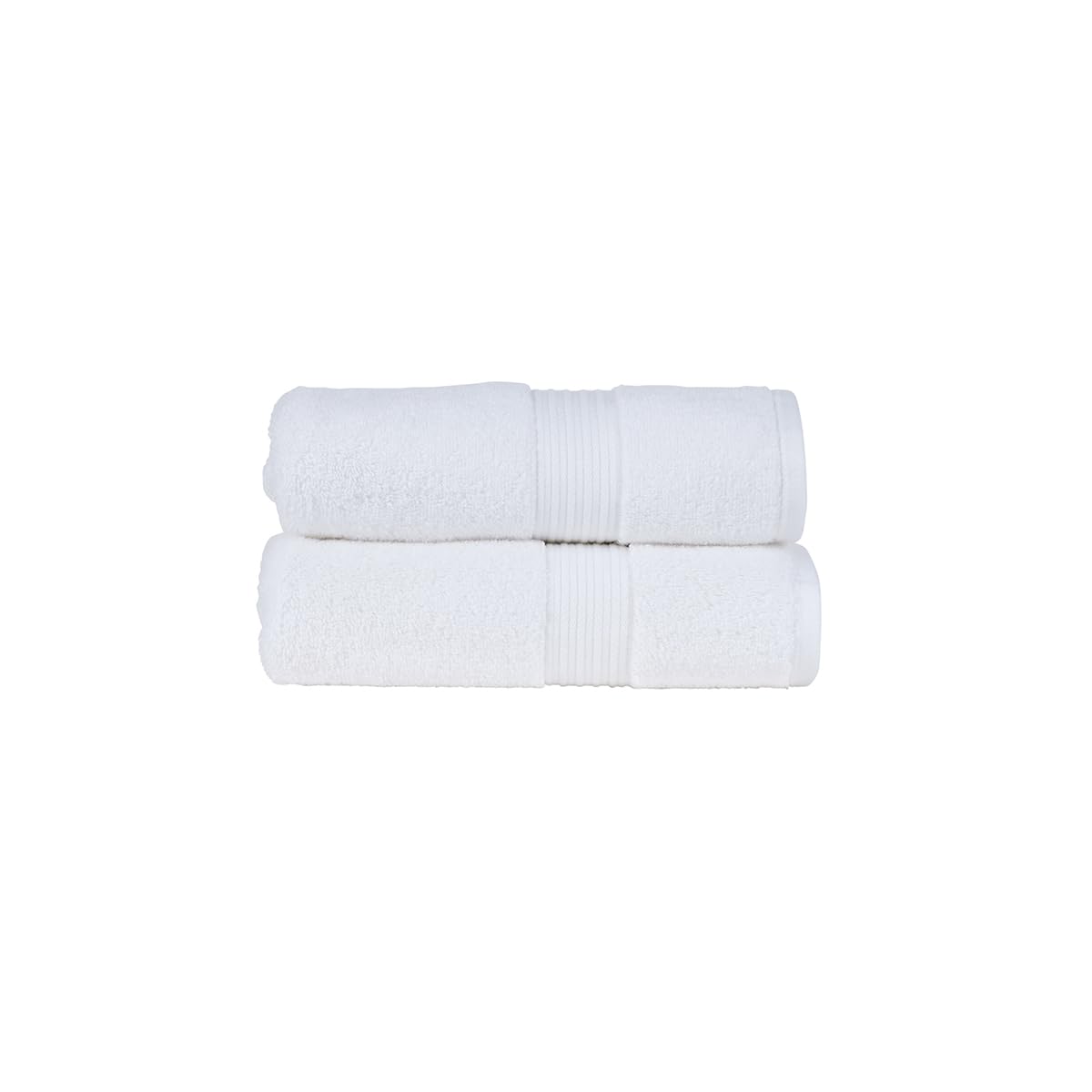 Christy Supreme Hygro Hand Towels - Set of 2 White Supima Cotton 650GSM