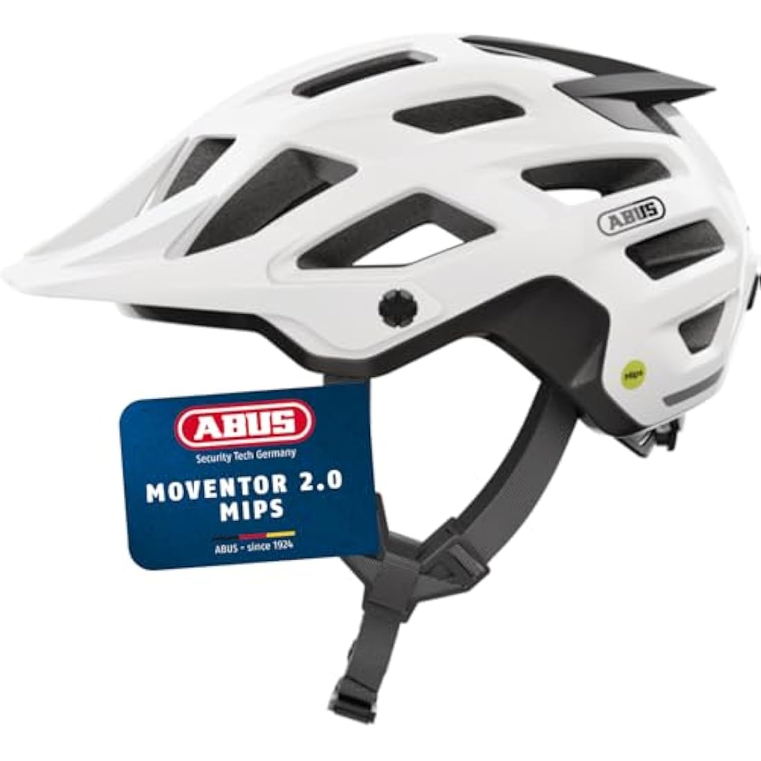 ABUS Moventor 2.0 MIPS MTB Helmet – All-Mountain Off-Road, Velvet Black