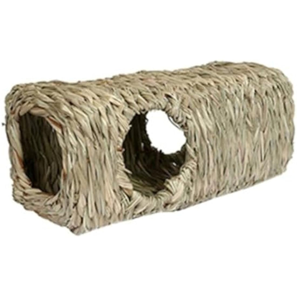 Rosewood Naturals Woven Stack-n-Hide Den | Natural Bulrush Pet Hideout