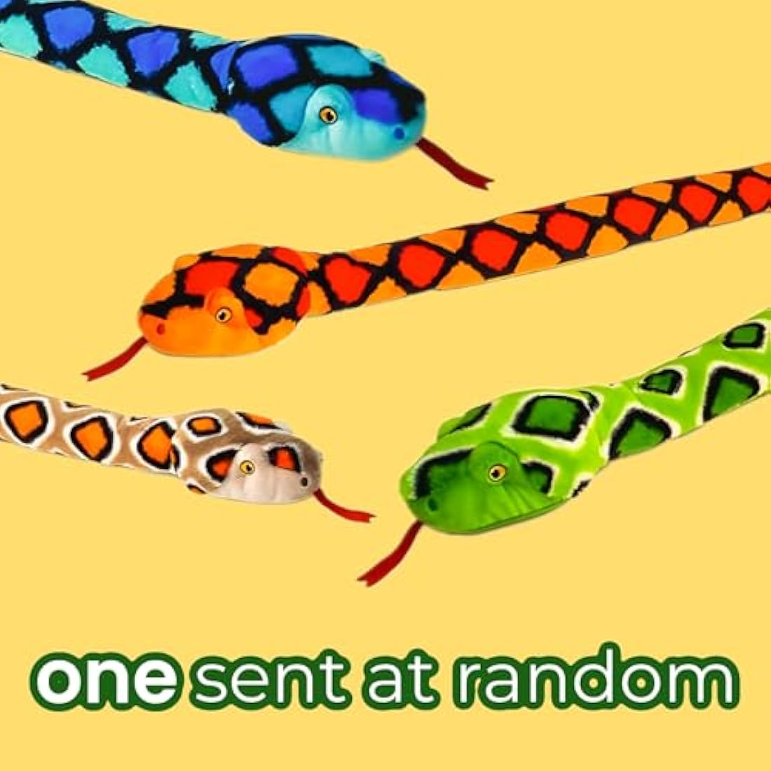 Deluxe Paws 100cm Plush Snake – 100% Recycled Eco-Friendly Soft Toy