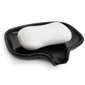 Jolof Store Ceramic Soap Dish – Self-Draining Porcelain Holder, Black