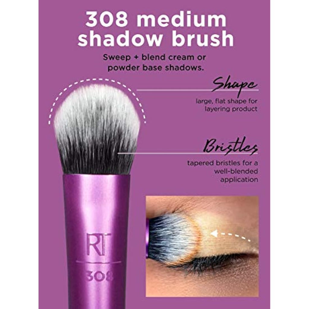Real Techniques Enhanced Eye Set – 5 Piece Professional Makeup Brushes
