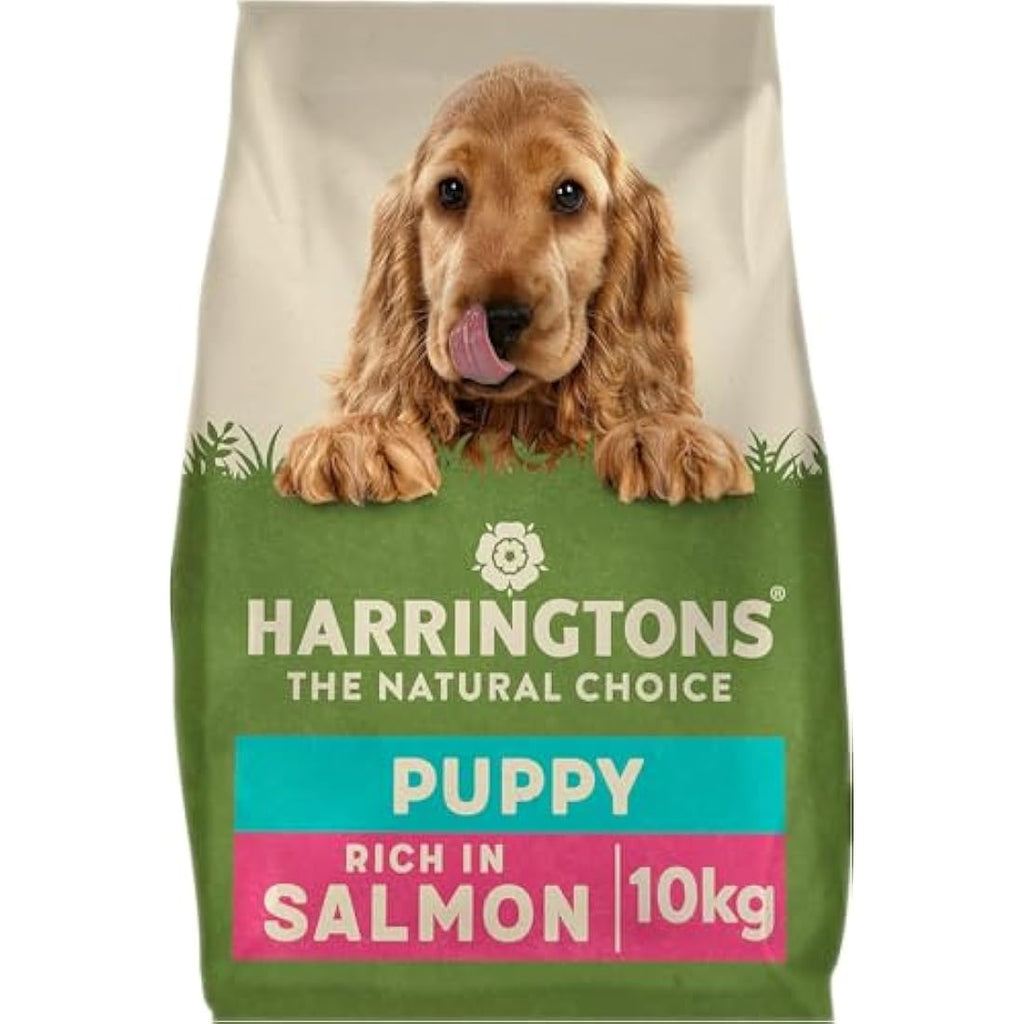 Harringtons Puppy Dry Dog Food – Natural Salmon & Rice, 10kg Bag