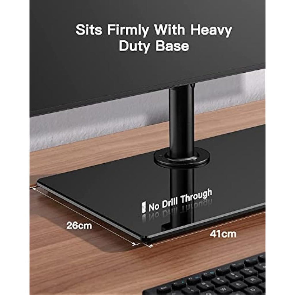 ErGear Dual Monitor Stand | Adjustable Desk Mount for 13-32 Inch Screens