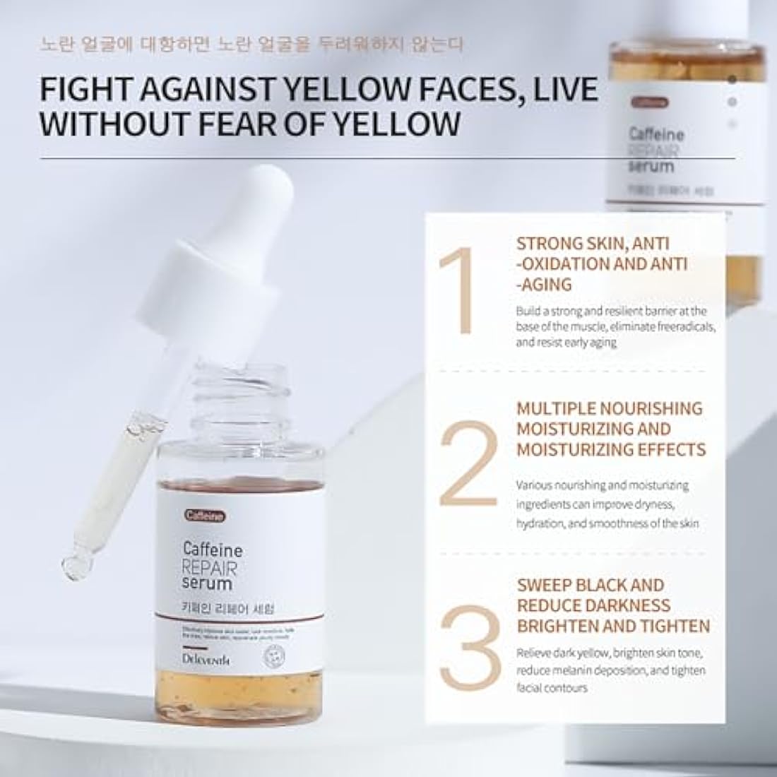 DEleventh Caffeine Repair Face Serum | Anti-Aging & Depuffing - 37ml