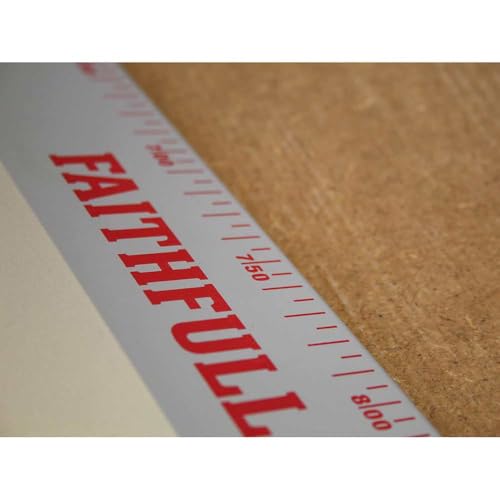 Faithfull Feather Edge & Straight Edge | 4ft Aluminium Plastering Tool