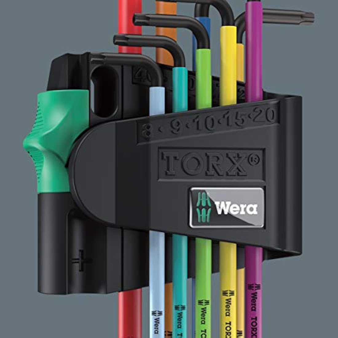 Wera 967SPKL/9BO Multicolour Torx BO L-Key Set, 9-Piece (TX8-TX40)