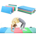 PhysKcal 5-Panel Folding Gymnastics Tumbling Mat | 6.4ft Thick Exercise Mat
