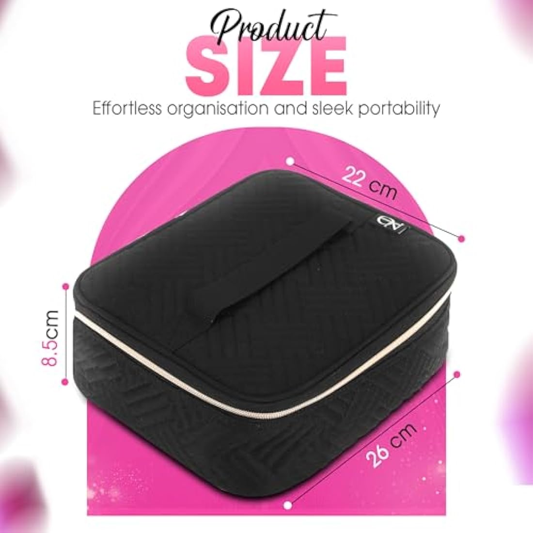 Obsessions by Nyda Nail Polish Organiser Bag - 30 Bottle Travel Case
