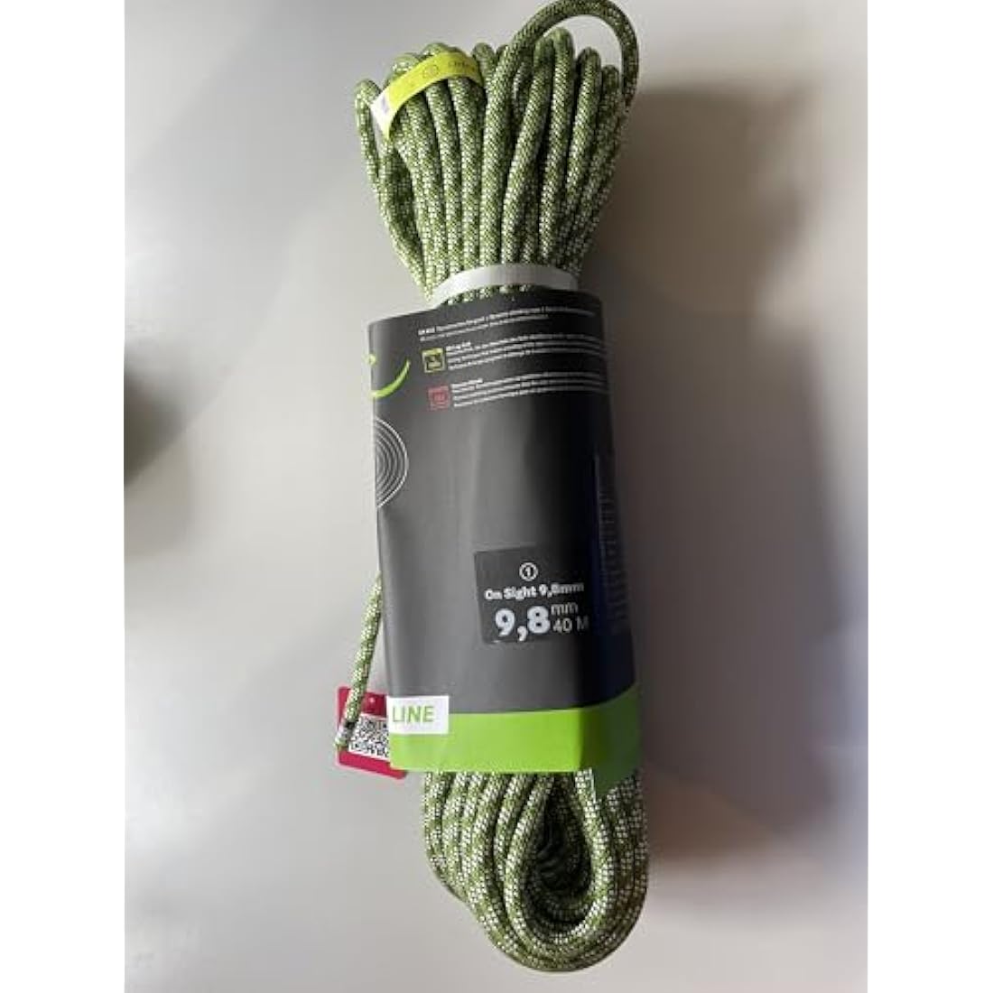 Edelrid On Sight 9.8mm Dynamic Single Climbing Rope – Green, 40m