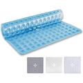Non-Slip Square Shower Mat – 53x53cm Anti-Mould PVC Blue