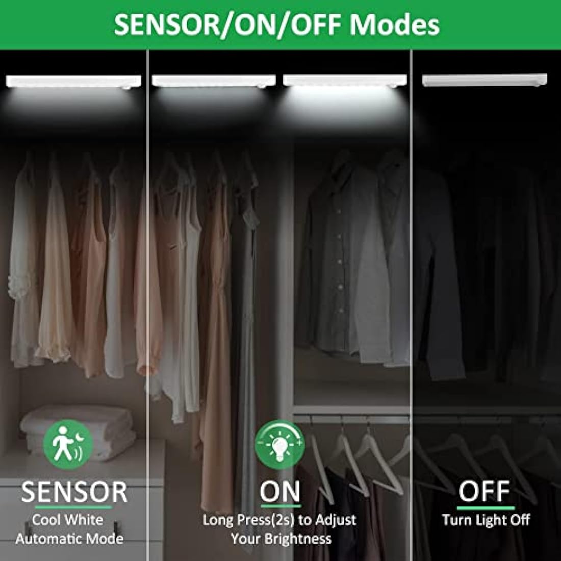 Jolof Store Motion Sensor Night Light | USB Rechargeable Dimmable Lamp