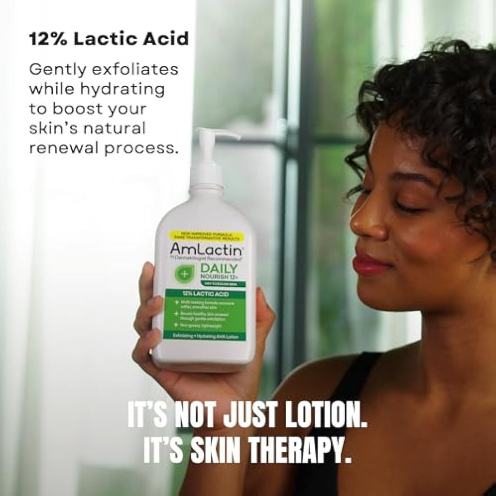 AmLactin Daily Moisturizing Body Lotion – 14.1oz Lactic Acid Pump